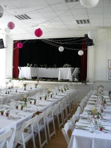 (167) wedding July 2018: main hall and stage image